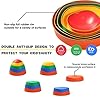 51vsmcofyhl - 5Pcs Non-Slip Plastic Balance Stepping Stones for kids,up to 220 Ibs for PomotingChildren's Coordination Skills Obstacle Courses Sensory Toys for Toddlers,Indoor or Outdoor Play