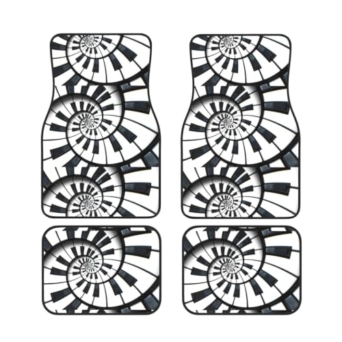 Alfombrillas de coche para evitar manchas de barro. Juego de 4 piezas de neopreno de piano.