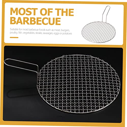 UPKOCH Grelha De Aço Inoxidável Grelha De Aço Inoxidável Churrasqueiras Portáteis Para Churrasco Ao