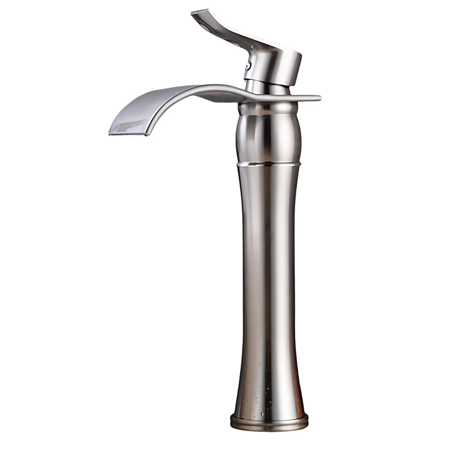 JRUIA Gold Waterfall Bathroom Faucet, Basin Faucet, Hot And Cold Water Supply, for Installation in A Countertop Basin,G