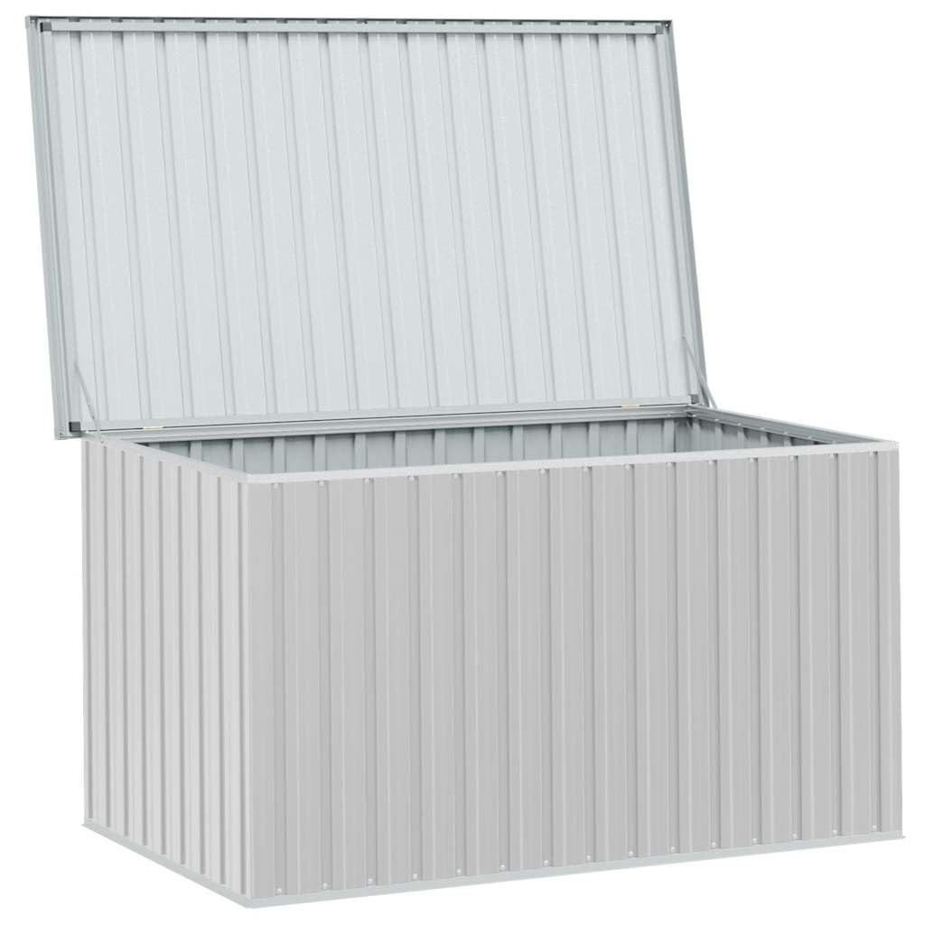Cassapanca da giardino grigio, 171 x 99 x 93 cm, resistente alle intemperie, per cuscini, coperte, attrezzi da giardino e accessori, robusta, spaziosa cassapanca per terrazza, balcone e