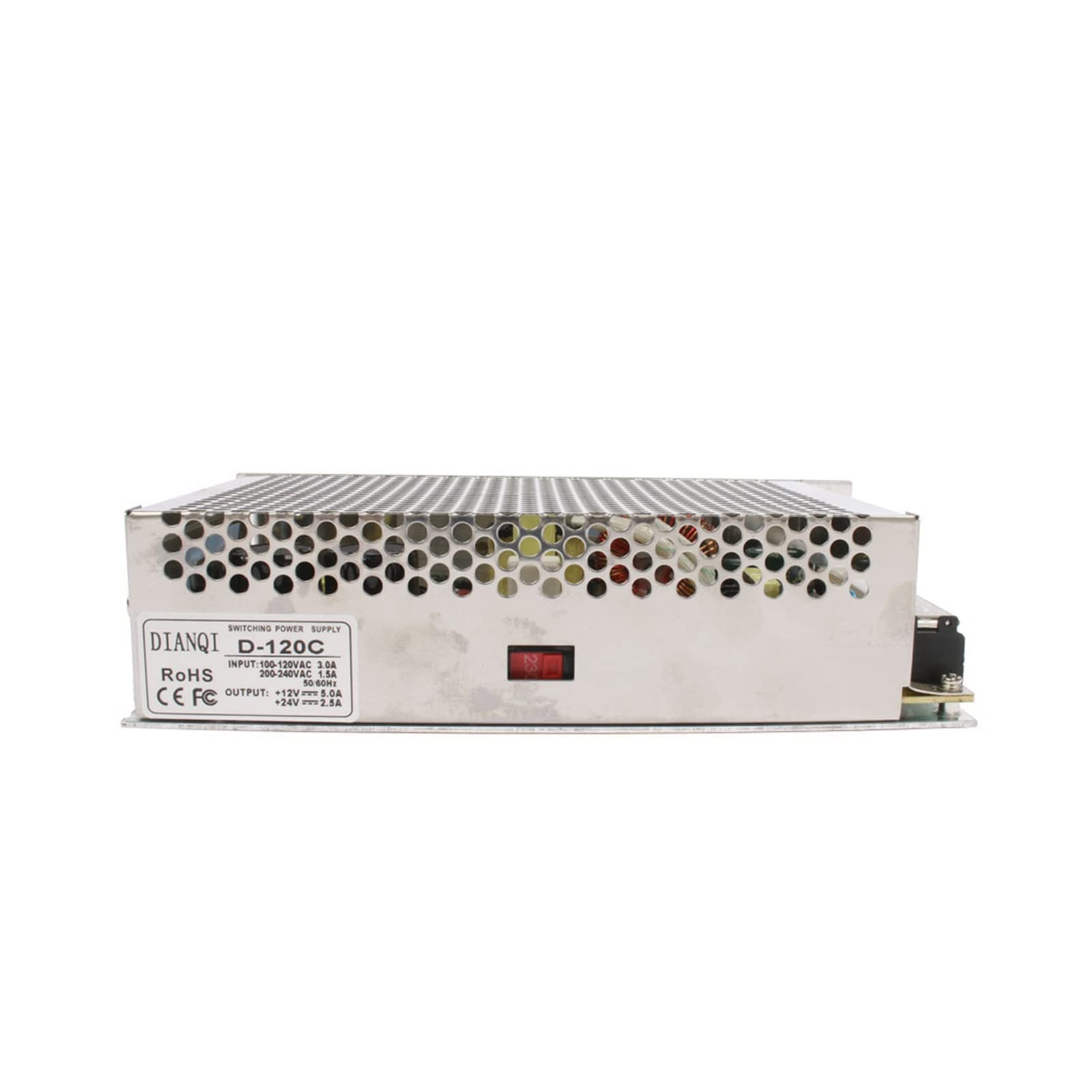 120W Alimentazione a doppia uscita D-120C 12V5A 24v2.5a Power supply. D-120A 5V12A 12V5A D-120B 5V6A 24V4A Convertitore CC DC. Alimentatore Switching(D-120B 5V 24V)