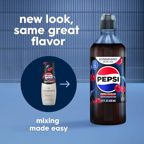 Save 40% on SodaStream Pepsi Wild Cherry Zero Sugar Drink Mix