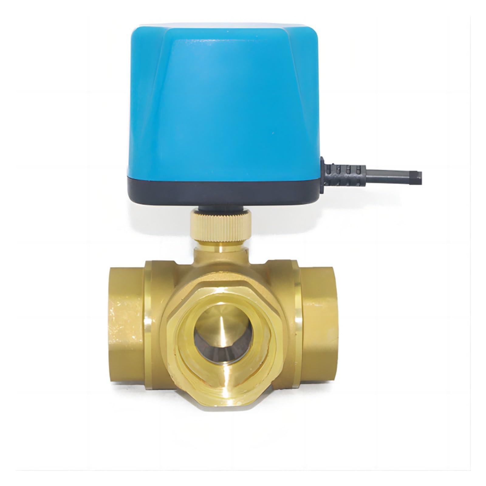 HKYPCOKVK 1-1/4'' Normally Open Three Way Motorized Ball Valve Two Wire Electric(220V-CR04)