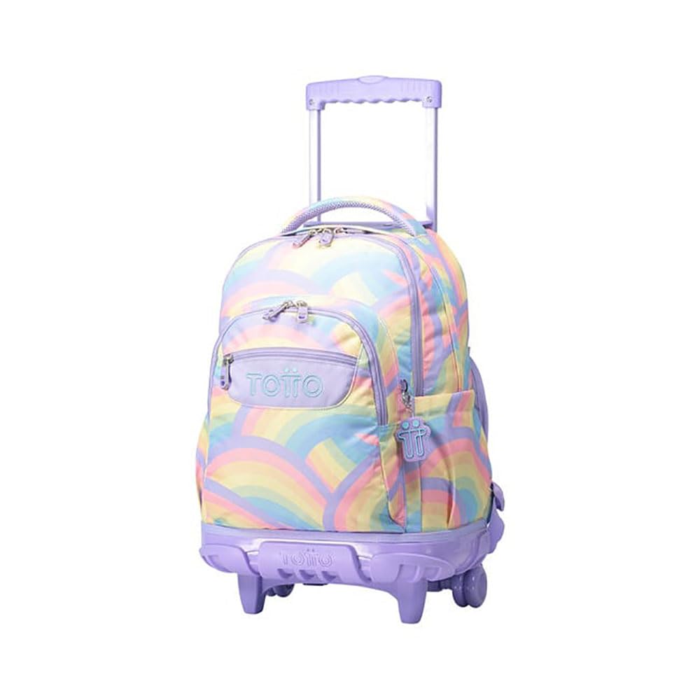 TOTTO MOCHILA ESCOLAR ARCOIRIS