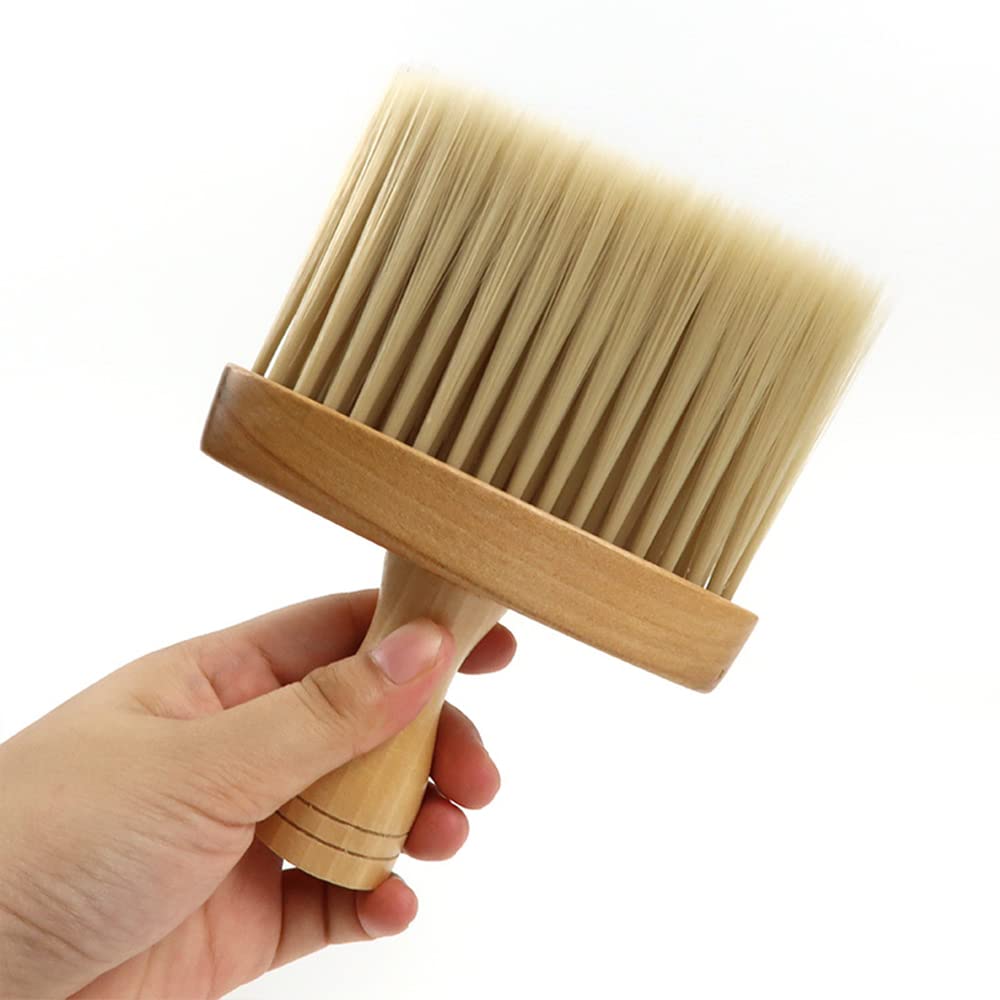 Barber Neck Dust Brush Kit, Professional Barber Neck Duster Soft Cleaning Spazzola per Barbiere Parrucchiere Strumento di Pulizia per Parrucchieri