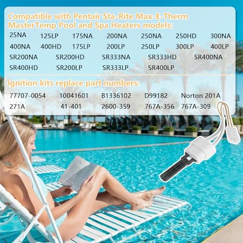 Image of 77707-0054 Igniter Gasket Kit with Gasket Compatible with Pentair