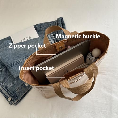 Large PVC Tote Bag for Women Letter Print Kraft Paper Bag Clear Plastic Tote Women's Top Handle Hobo Work Travel Bag4