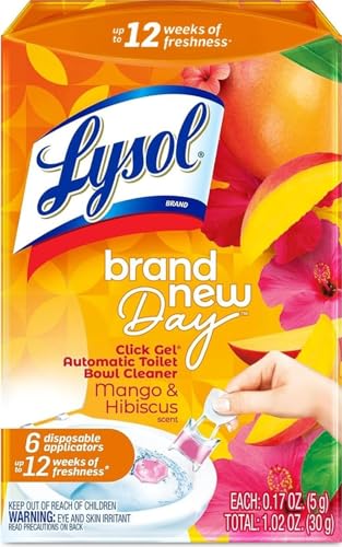 Lysol Click Gel Automatic Toilet Bowl Cleaner, Toilet Gel St...