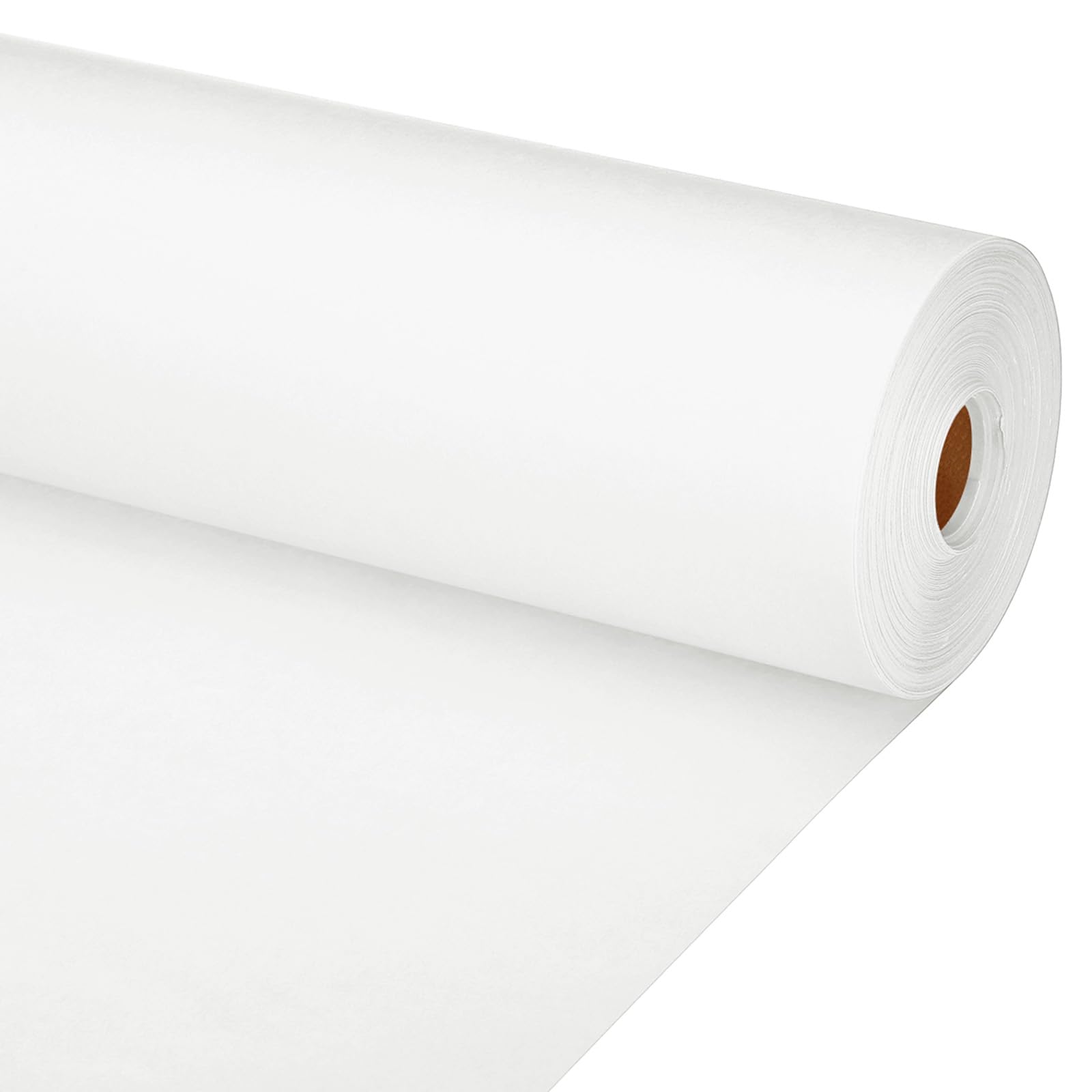 PATIKIL Zeichenpapierrolle 90cm x 50m Zeichenpapier 70 g/m² Papierrolle Kraftpapier Malpapier Skizzenpapier Bastelpapier für Staffelei Malen Handwerk Geschenkverpackung Weiß