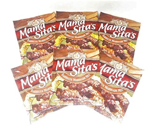 Mama Sita's Barbecue Marinade Mix, Six(6) Pack, 1.76 oz(50g)