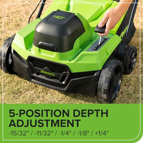 Image of Greenworks 40V 15 inch Dethatcher /Scarifier, Tool Only