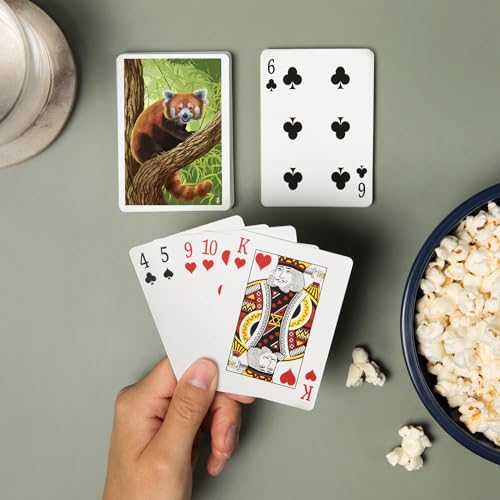 Baraja de Poker Red Panda, 52 cartas para adultos miniatura 2