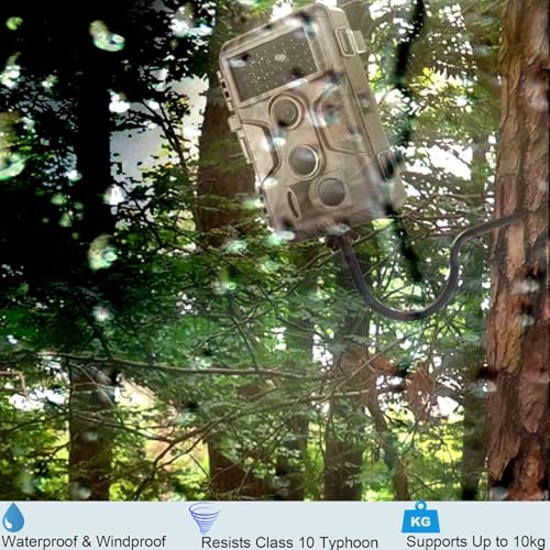 Support de caméra d'extérieur en acier durable premium avec rotation à 360° - 6