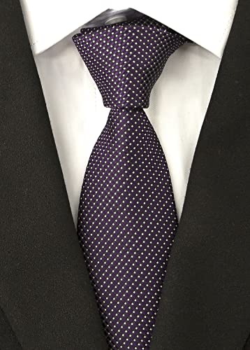 Image of Men's Necktie Classic Silk Tie Woven Jacquard Neck Ties 9 PCS