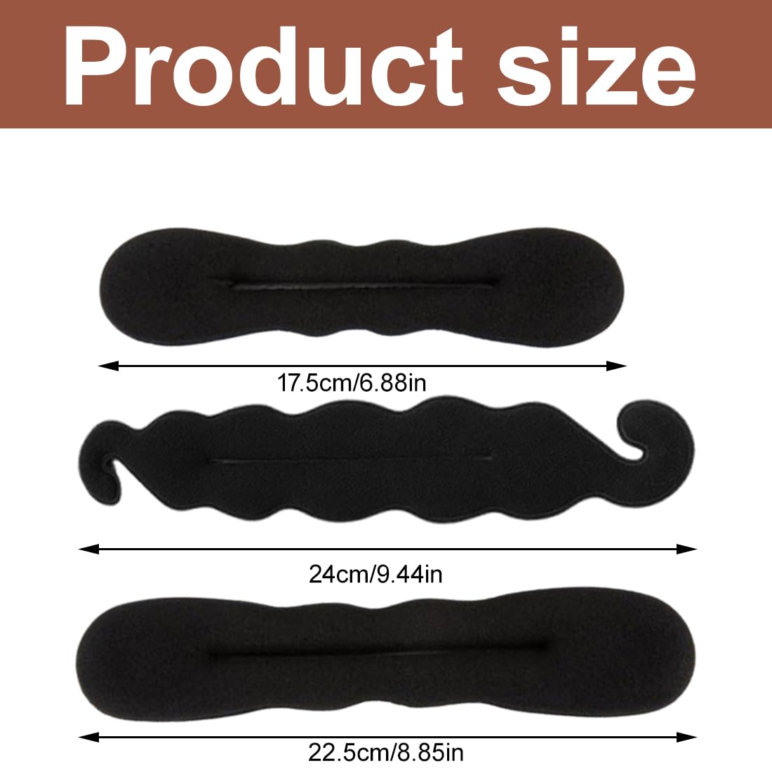Máquina para Hacer Moños para El Pelo, 5 Piezas, Donas para Cabello, Herramienta de Moño para Mujeres y Niños