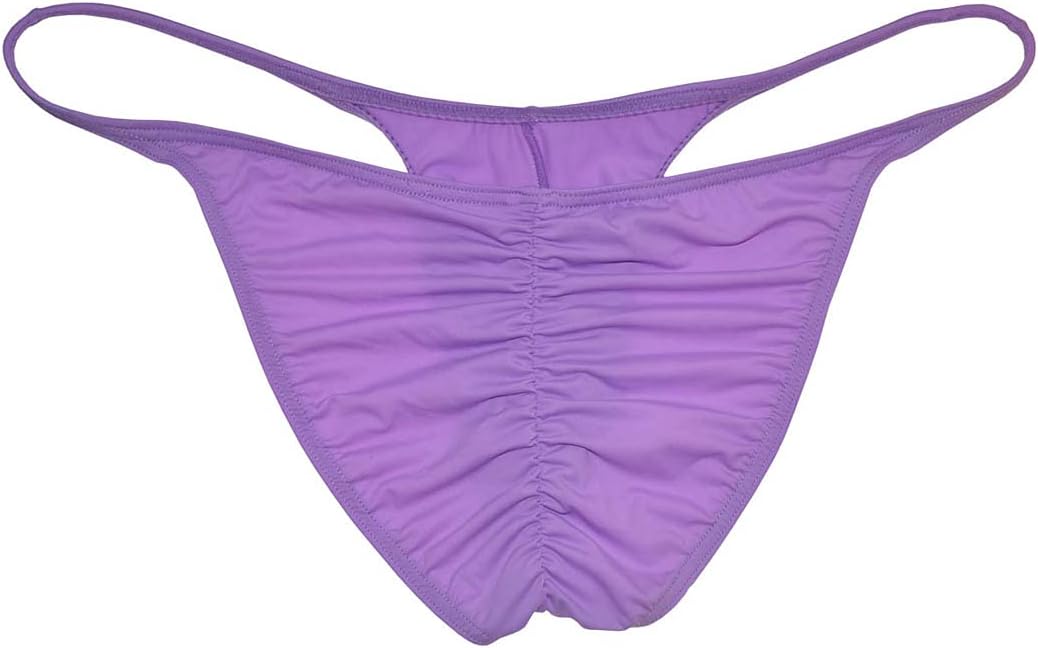 Mens Ice Silk Back Pucker Bikini Briefs Underwear Soft Brazilain Bikini Pouch Cheeky Briefs - Image 4
