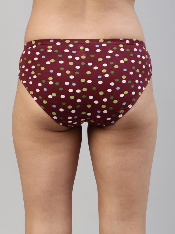 Image of VIP Feelings Amelie 102 100% Cotton High Coverage Stretchable Hipster Panty Combo Set for Womens with Inner Elastic Waistband