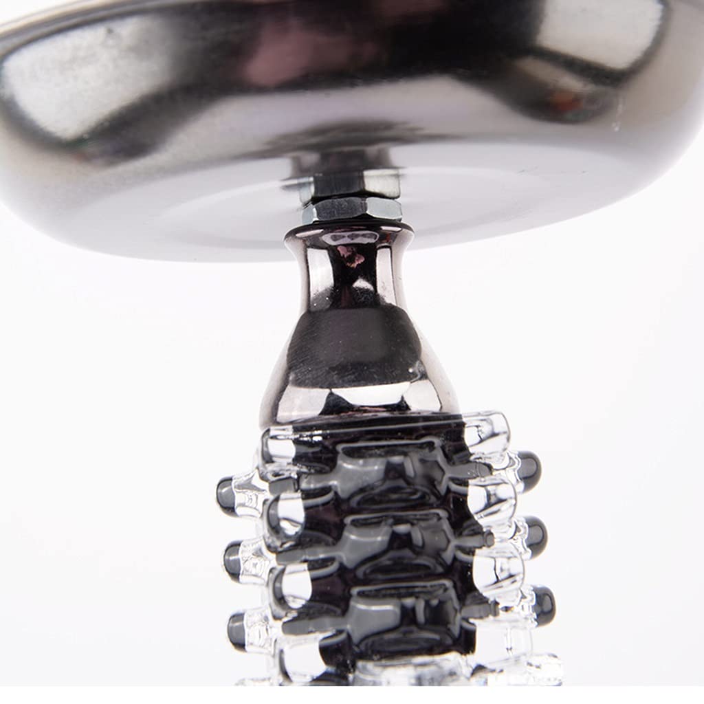 chicha 2 Tuyau Narguilé Shisha 22" Ensemble de Narguilé Fumer de L'eau Pipe Bong, par 2 Personnes Peut Être Utilisé en Même Temps (Color : Black)