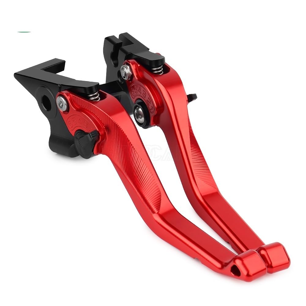 Zhannuobhd Red Brake Clutch Lever For Cb500x For Cb500f For Msx125 For Grom For Cbr500r For Cbr300r For Cbr250r For Cmx 250 For Rebel Motorcycle Short Brake Clutch Lever(Red)