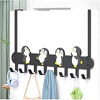 MDybf Coat Rack Penguin Pattern Door Hook, Coat Rack can be Hung on the Door or Affixed to the Wall, Door Hook