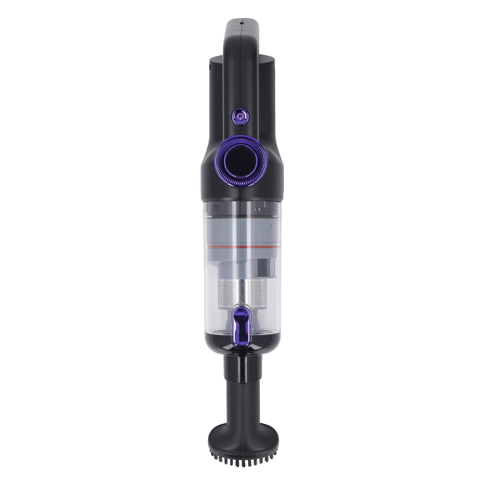 Fafeicy Aspiradora de Mano para Coche, Aspiradora de Mano Inalámbrica ABS, Mini Recargable de 6000 MAh con Boquilla para Grietas de Cepillo de Manguera para Limpieza del Hogar del Coche