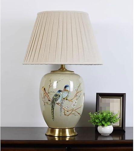 Miniatura 7 de Lamp for Desk Ceramic Retro Table Lamp Living Room Study Bedroom Bedside Table Decorative Lamp Creative Hotel Table Lamp Desk Lamps for Home