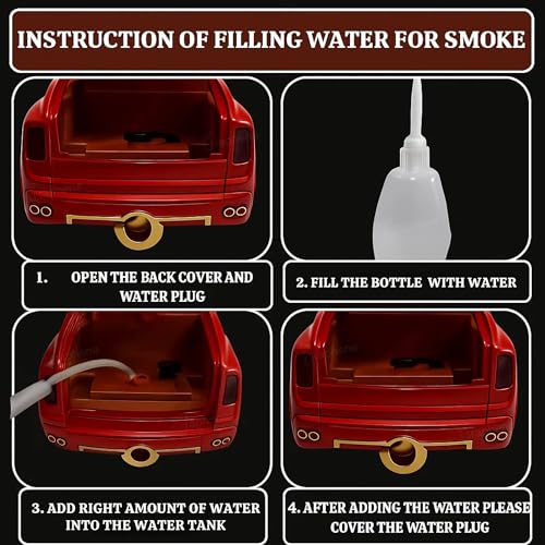 Image of GRAPHENE 1:22 Scale Diecast Metal Smoke Car Rolls-Royace Cullinan RC Car Openable Door Light & Spray Effect Model Remote Control Toy Car Gifts Mist Toys for 3-10 Years Kids Boy Girl