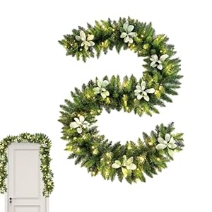 Generisch Kiefer Girlande mit Lichtern