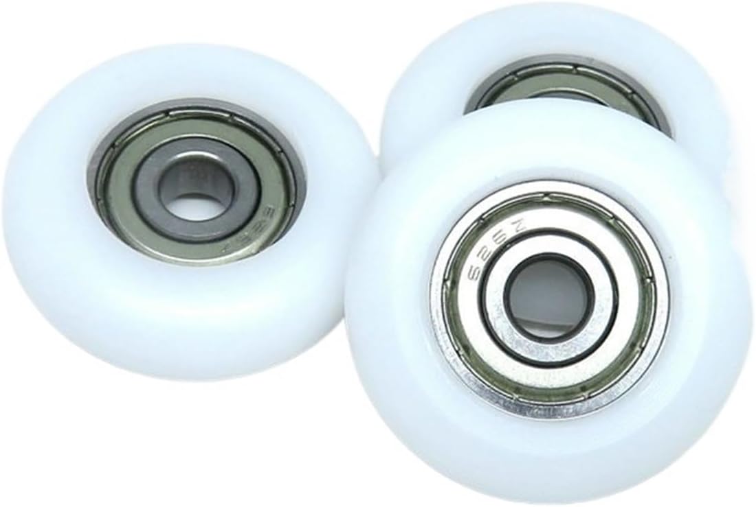 4 pieces 6x32x10 rowing machine wheel BSR62632-10 POM rowing machine seat roller 32mm diameter plastic coated bearing 6 * 32 * 10
