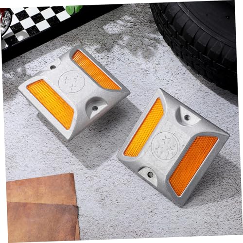 Marcadores reflectantes para pavimento SUPVOX 8 piezas miniatura 6