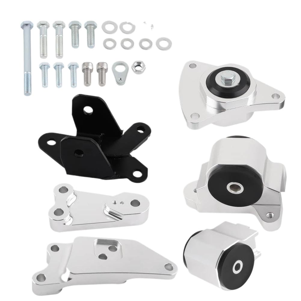 Rboand Onecolor Engine Swap Motor Mount For Rsx 2002-2006 And Civic Ep3 Si 2002-2005 Compatible With K20 K24 K-Series Engines