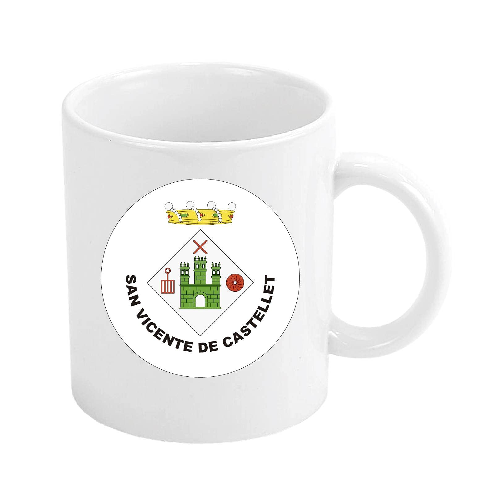 MUG . HERALDIC SHIELD SAINT VINCENT OF CASTELLET BARCELONA