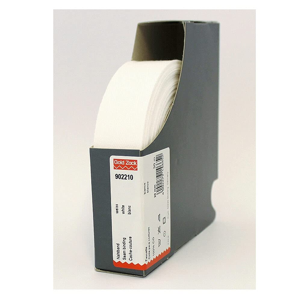 Prym Cotton Ribbon Strong 30 mm White, 100% CO