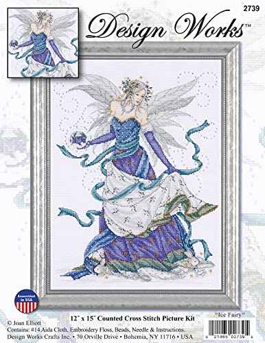 Design Works 2739 Crafts Ice Fairy Counted Cross Stitch Kit thumb #1