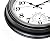 SMILEMARY 12-Inch Indoor/Outdoor Retro Silent Non-Ticking Waterproof Wall Clock with Thermometer,Battery Operated Quality Quartz Round Clock Wall Decorative for Patio/Home