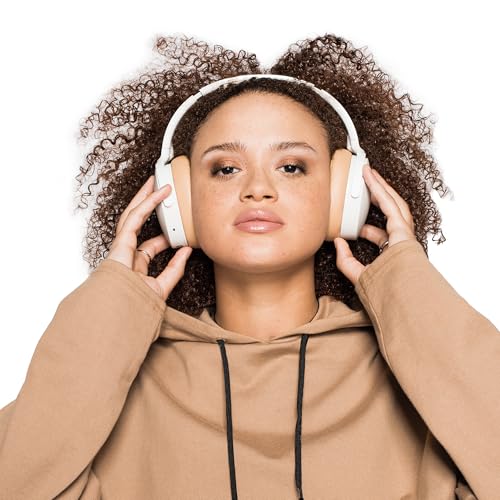 Skullcandy Hesh ANC Wireless Over-Ear Bluetooth Headphones with Extra USB-C Charging Cable, Active Noise Canceling, 22 Hrs Battery, Foldable Lightweight Design, Microphone iPhone Android - Mod White - image 6