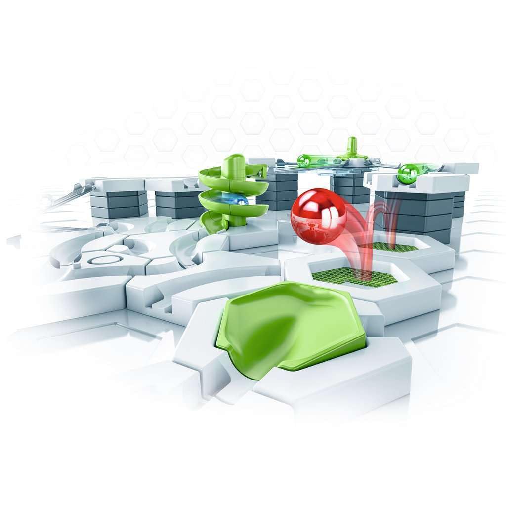 Ravensburger- GraviTrax Action Set Twist, Sets de Inicio, Sistema de Pistas de Canicas, Juego Innovador y Educativo STEM,Extensiones,para Niños de 8+ Años y Adultos, Compatible con todos los GraviTrax