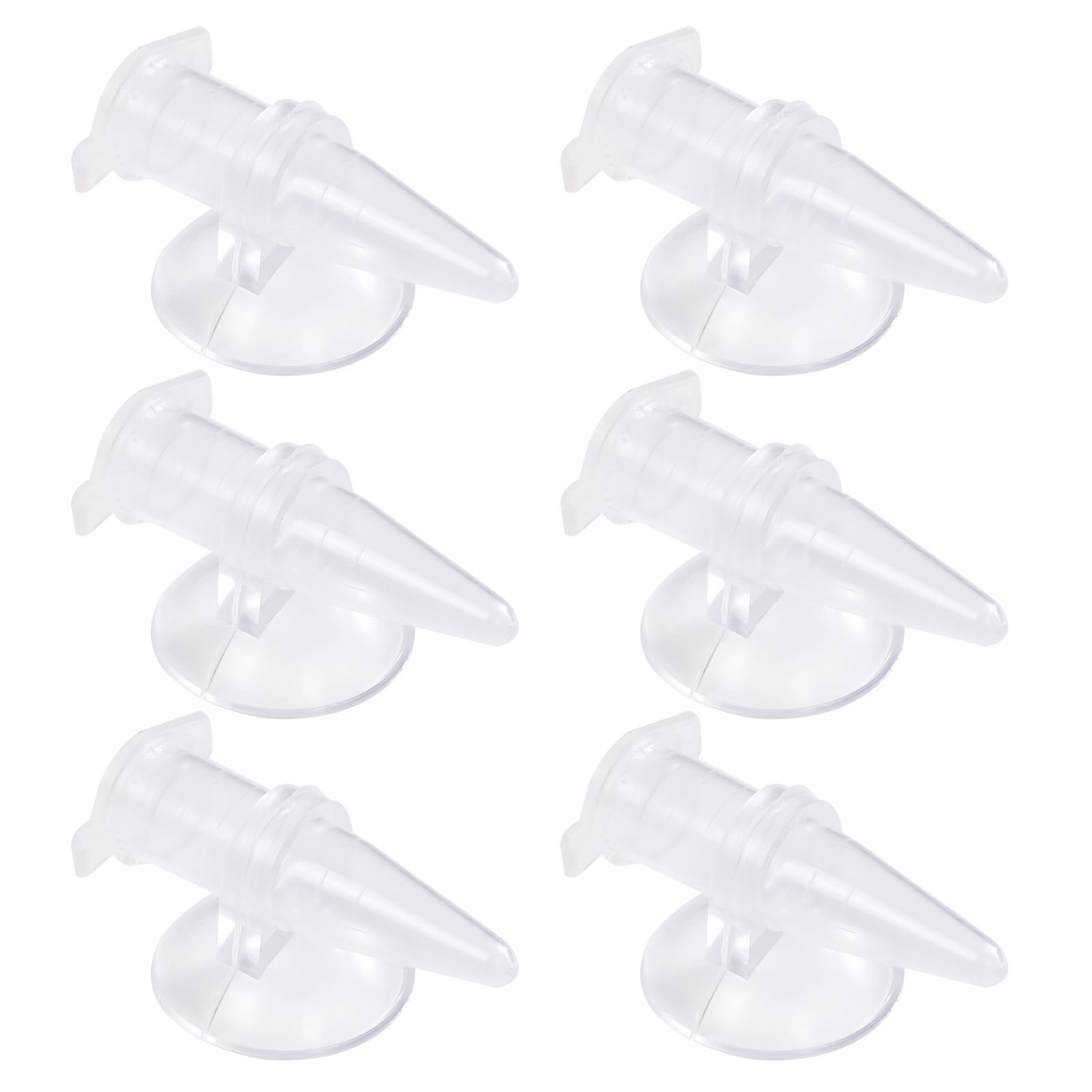 Pack of 6 Fish and Shrimp Feeders for Fishtanks Installation Observation Feeding Cups for Fishtanks