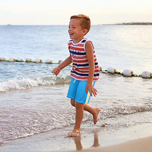 Poroka 5 Pack Toddler Boys' Mesh Shorts Quick Dry Athletic Shorts With Drawstring Boys Running Active Performance Shorts #TOP4