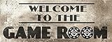 Welcome to the Game Room Metal Street Sign, Poker, Gaming, Game Room, Mancave, Den, Wall Décor