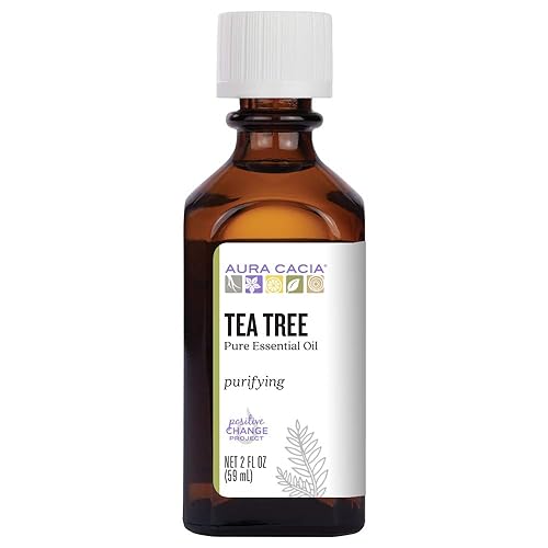 Aura Cacia - Aceite esencial de árbol de té puro  Certificado de pureza  2 onzas líquidas