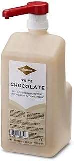 Fontana White Chocolate Mocha Coffee Sauce, 63 fl oz Bottle With Dispensing Pump