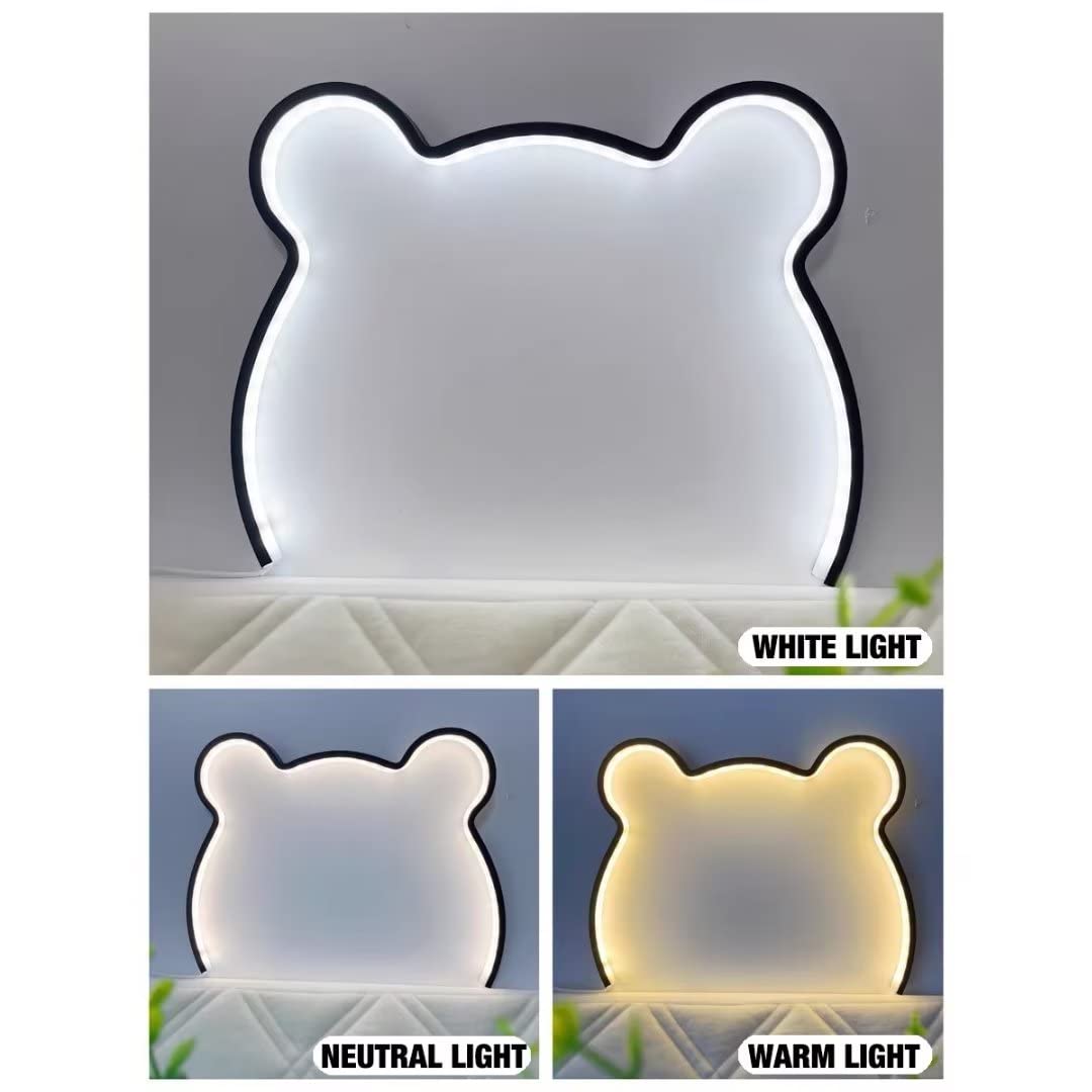 Lampa ścienna LED w kształcie misia, lampka nocna, lampka nocna, lampa nocna, lampa stołowa do sypialni, ładowanie przez USB, możliwość ściemniania
