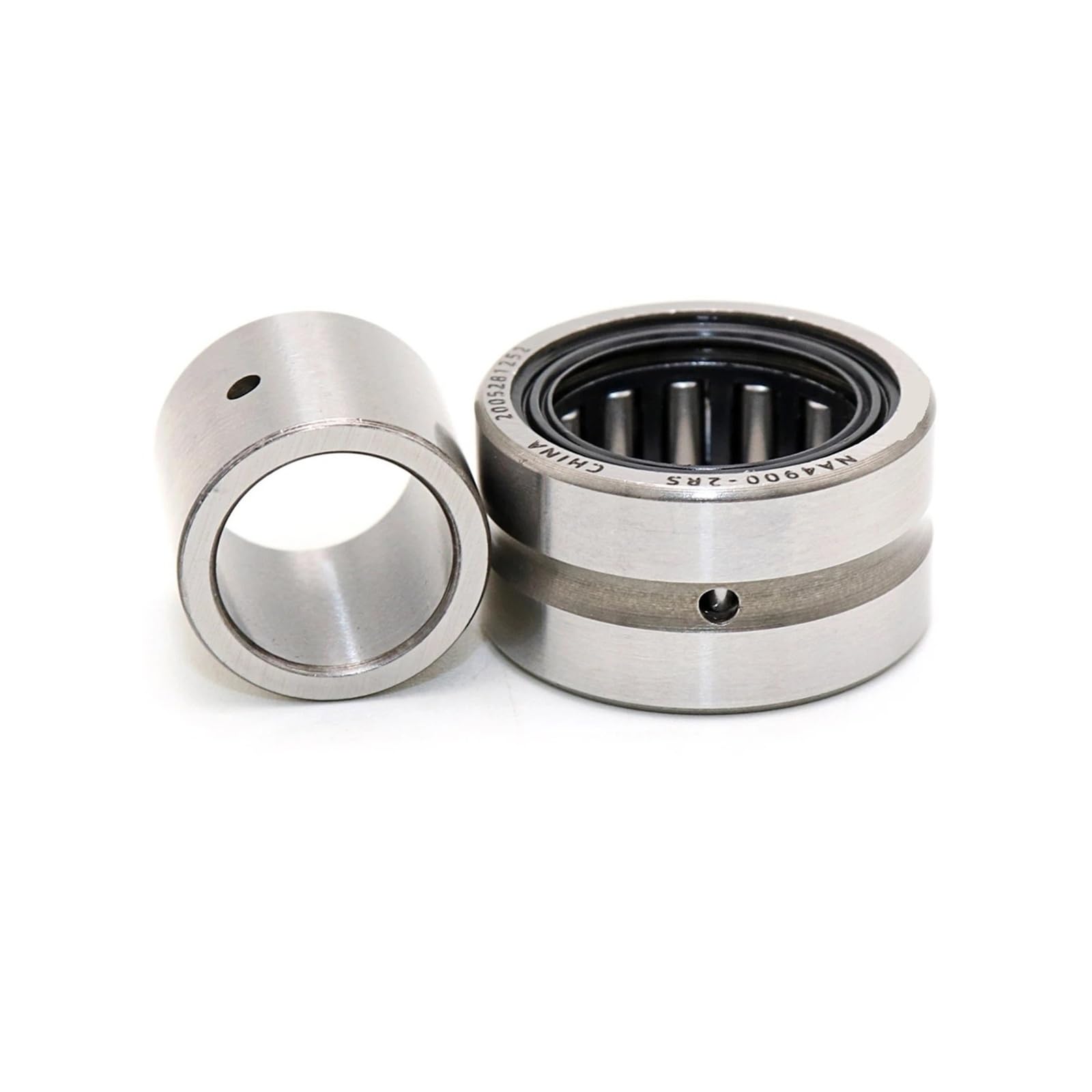 1 rodamiento de Agujas NA4900-2RS 10X22X14 NA4900RS con Sello y Anillo mecanizado y Anillo Interior