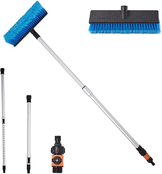 JSCARLIFE Car Wash Brush with Long Handle, 3043.3 Inch