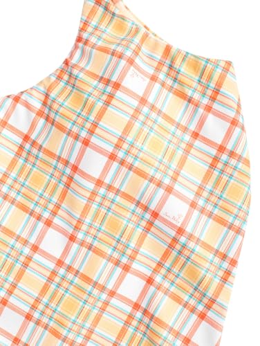 seamoly Gingham Tie Around Crisscross Backless One-Piece Swimsuit3