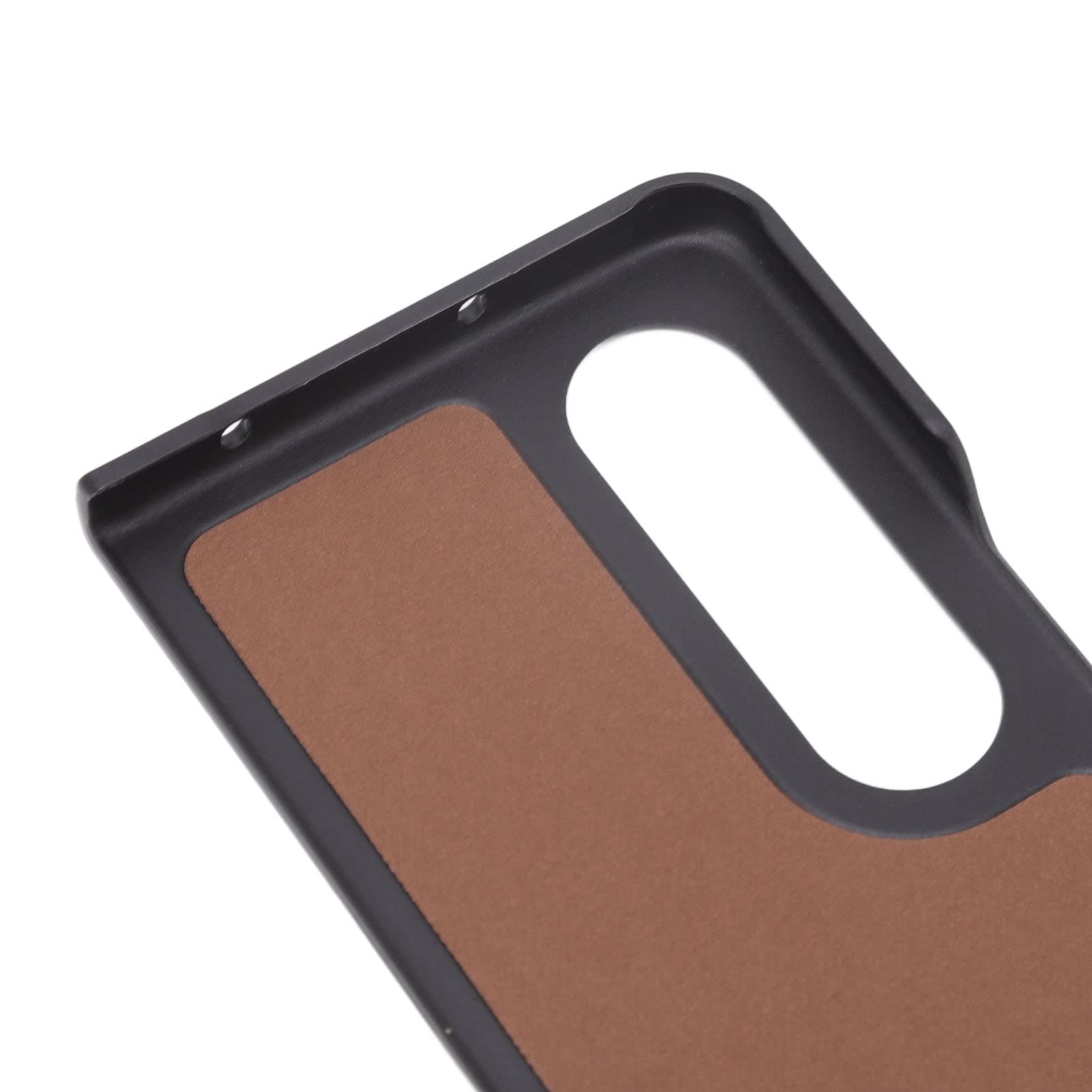 SIXRUN Custodia a Conchiglia con Schermo per Samsung Z Fold 4, Pelle PU