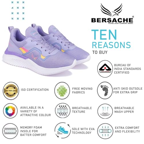 Image of BERSACHE Sports,walking,Gym, Trending Running Shoes For Women's /Girl's