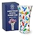 Murano Glass Large Tree of Life Vase - Hand Painted, Made in Italy